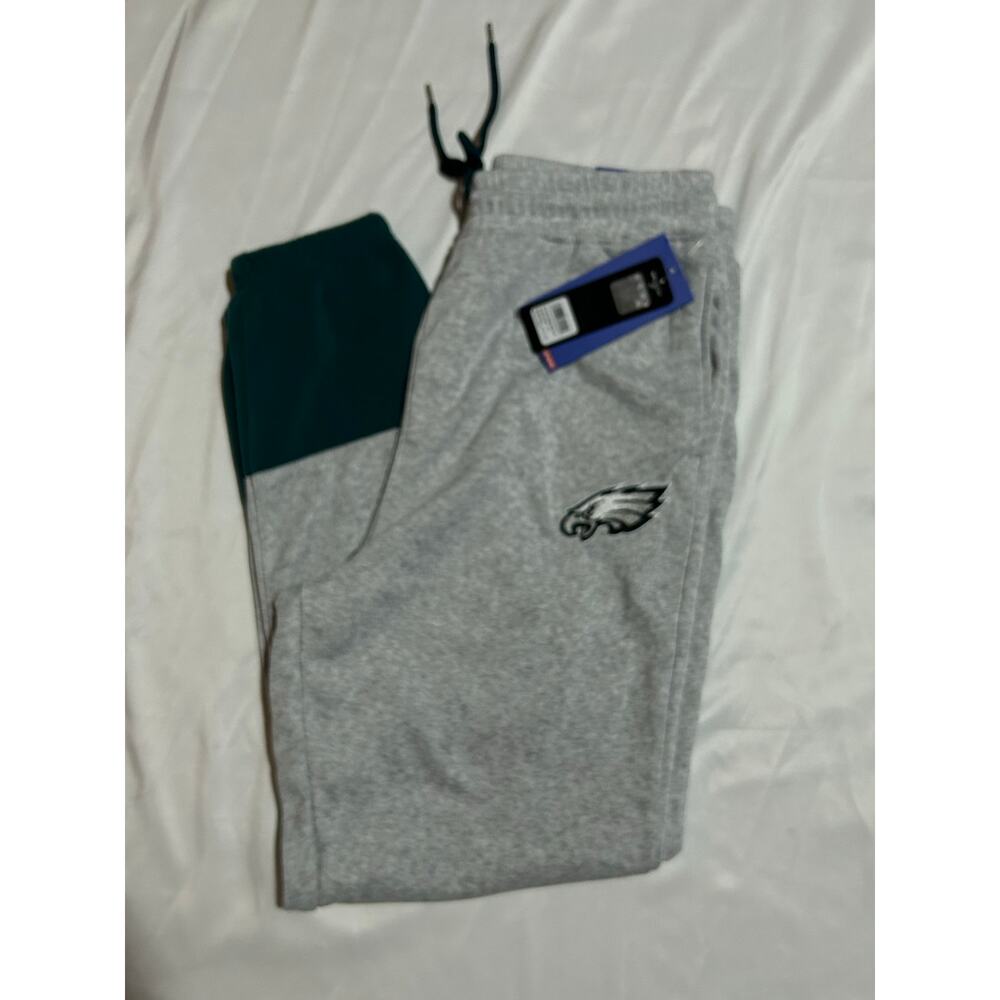 NFL Ultra Game Eagles Sweatpants Grey / $75 Retail!! / Size L / Brand New!!